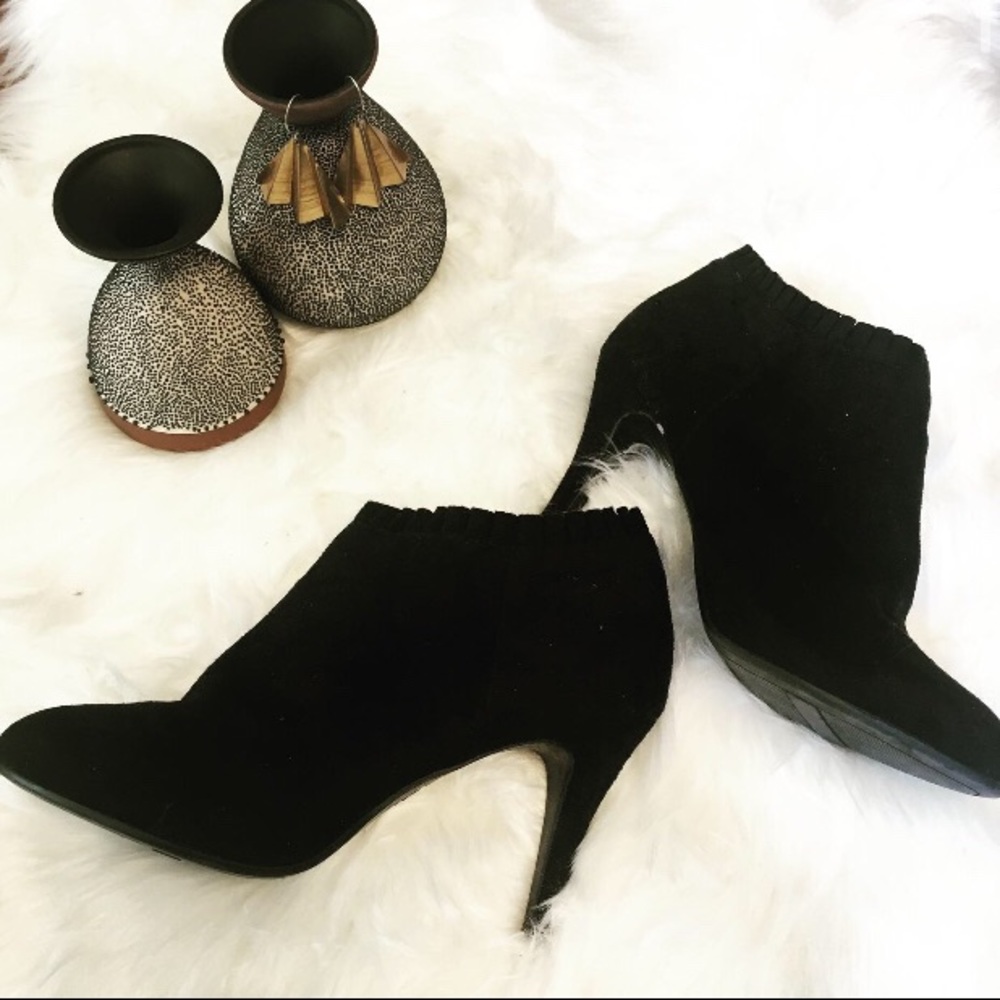 Merona Suede Bootie Heels